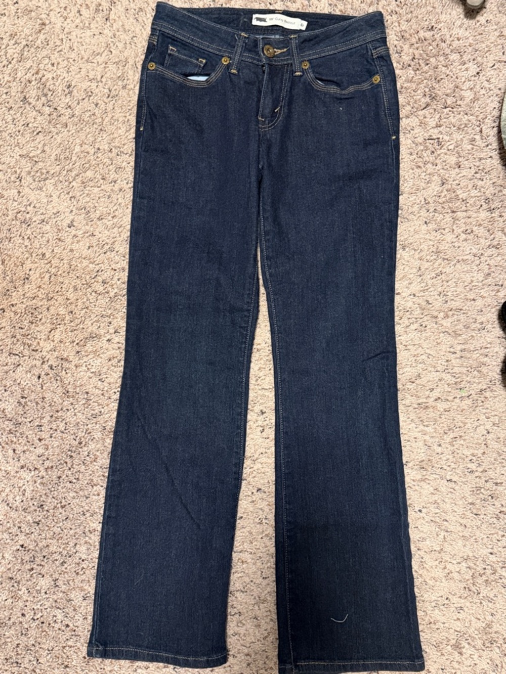 BNWOT Levi's Indigo Curvy Boot-Cut Jeans